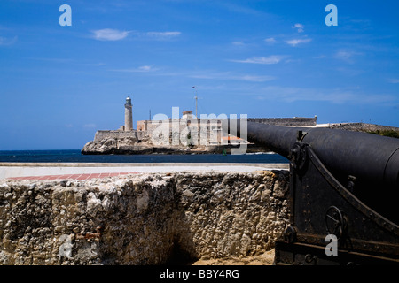 Castillo de Los Tres Reyes del Morro, Havanna-Kuba Stockfoto