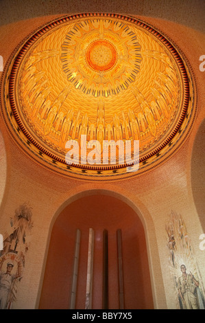 Decke des Grab des unbekannten australischen Soldaten Australian War Memorial Canberra ACT Australien Stockfoto