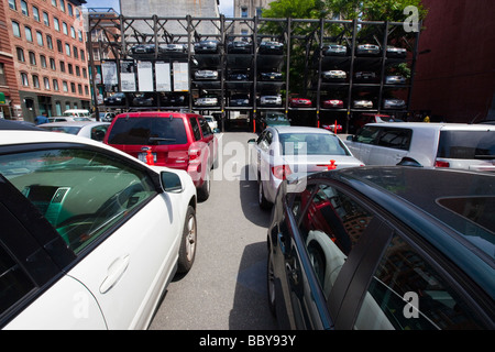 Vertikale Parkplatz in Manhattan New York Stockfoto