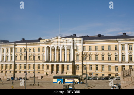 Finnland Helsinki Senate Square University Stockfoto