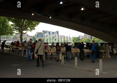 Buchmarkt Southbank Centre, London England UK Stockfoto