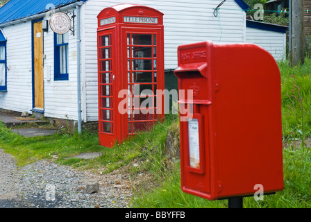 Badachro alte Post Stockfoto