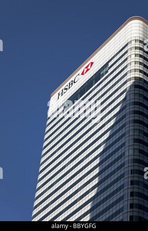 HSBC-Gebäude in Canary Wharf in Docklands London England Stockfoto