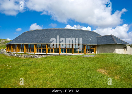 Blick auf die Callanish Visitor Centre auf der Isle of Lewis äußeren Hebriden Scotland Stockfoto