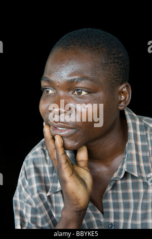 Porträt von einem Mann Quelimane Mosambik Stockfoto