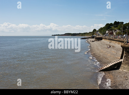 Die Esplanade in Penarth in Südwales.  Foto von Gordon Scammell Stockfoto