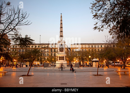 Plaza De La Merced de Malaga Costa del Sol Andalusien España Plaza De La Merced in Malaga Costa del Sol Andalusia Spanien Stockfoto