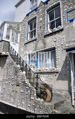 Das Shell-Haus, Polperro, Cornwall, England, Vereinigtes Königreich Stockfoto