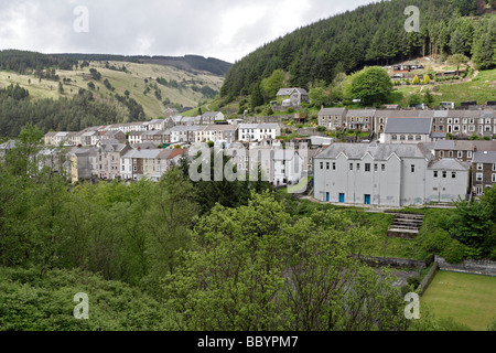 Ehemaliges Bergbaudorf Blaengwynfi Wales Vereinigtes Königreich, walisische Täler Stockfoto