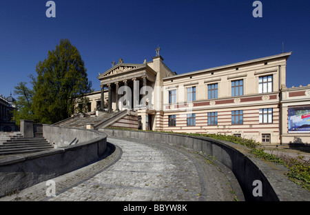 Staatliches Museum mit Antrieb, Schwerin, Mecklenburg-Vorpommern, Deutschland, Europa Stockfoto