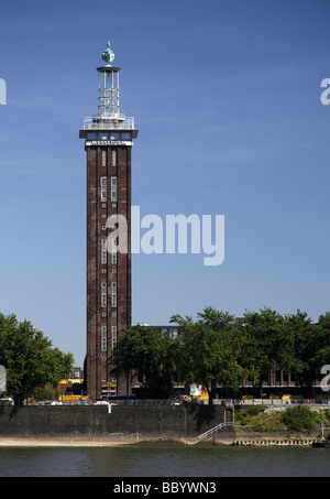 Messeturm Messeturm in der Messehalle von Rheinhallen, Köln, Rheinland, Nordrhein-Westfalen, Deutschland, Europa Stockfoto