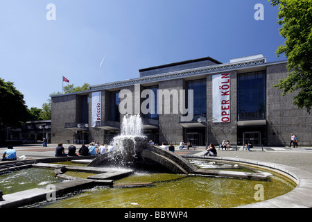 Opernhaus Opernhaus am Offenbachplatz Quadrat, Köln, Rheinland, Nordrhein-Westfalen, Deutschland, Europa Stockfoto