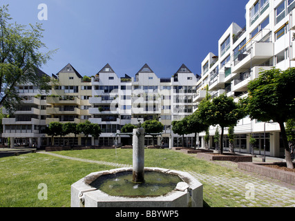 Wohnquartier im Bereich Martinsviertel, Altstadt, Köln, Rheinland, Nordrhein-Westfalen, Deutschland, Europa Stockfoto