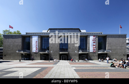 Opernhaus Opernhaus am Offenbachplatz Quadrat, Köln, Rheinland, Nordrhein-Westfalen, Deutschland, Europa Stockfoto