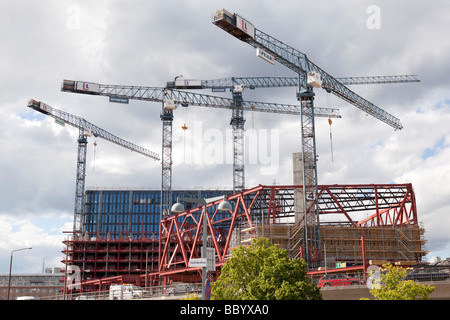 Bauprojekte auf Kungsholmen in 2009 (Stockholm) Stockfoto