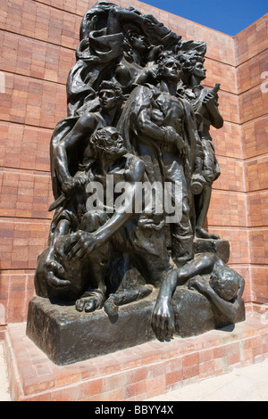 Yad VaShem Yad Va Shem Holocaust Martyrs Memorial Israels offizielle Gedenkstätte für die jüdischen Opfer Warschauer Ghetto Square Stockfoto