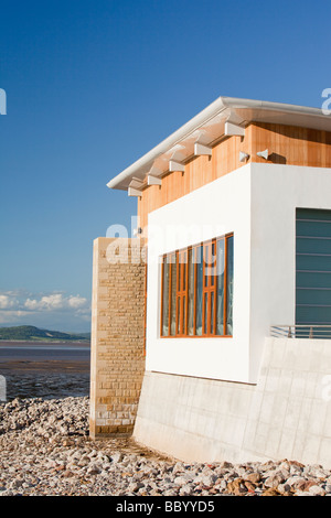 Die neue RNLI-Hovercraft-Station in Morecambe, Lancashire, UK. Stockfoto