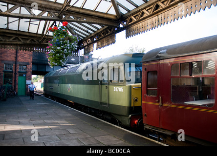 Bürste Typ 4 Klasse 47 D1705 großer Hauptbahnhof loughborough Stockfoto