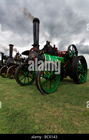 Lokomobile bei einer Dampf-Kundgebung in Corbridge Northumberland Stockfoto