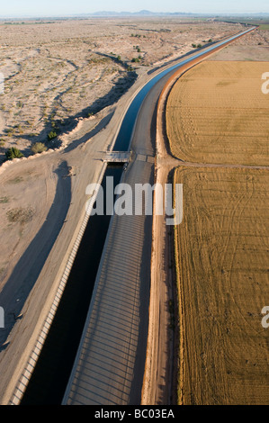 Aerial Grenzschutz an der U.S./Mexico Grenze. Stockfoto