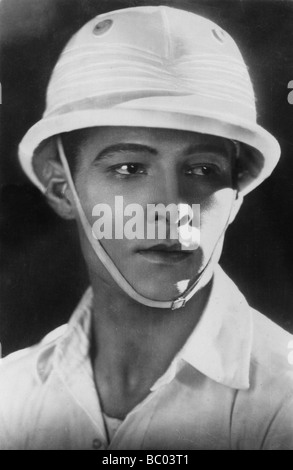 Rudolph Valentino (1895-1926), italienischer Schauspieler, c 1920. Artist: Unbekannt Stockfoto