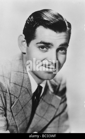 Clark Gable (1901-1960), US-amerikanischer Schauspieler, c 1930. Artist: Unbekannt Stockfoto