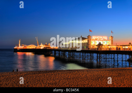 Brighton-Abend Stockfoto