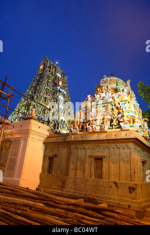 Madras, Kapaleeswarar Kapaleeshwarar Tempel, Chennai, Tamil Nadu, Indien Stockfoto