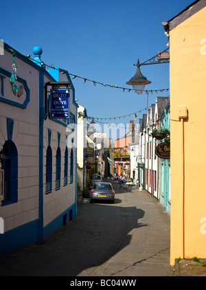Caernarfon, Gwynedd, Nordwales, UK Street Stockfoto