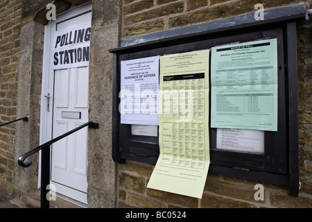 Eine ländliche Wahllokal in den Peak District Dorf von Wadshelf in Derbyshire Stockfoto