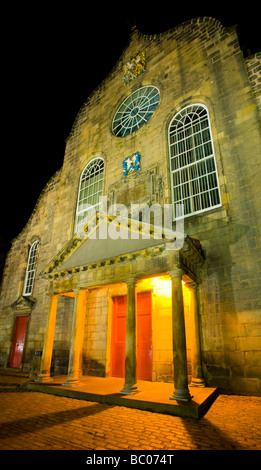 Schottland die Royal Mile Canongate Kirk befindet sich im Canongate ein ehemaliger separate Burgh bevor Sie zu einem Teil von Edinburgh im Jahr 1856 Stockfoto