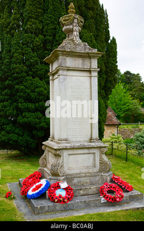 War Memorial in St Mary's Church, Storrington, West Sussex, Großbritannien Stockfoto
