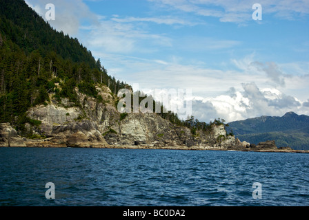 Skelu Punkt Westküste Graham Insel auf Haida Gwaii Queen Charlotte Inseln Stockfoto