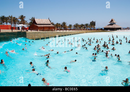 "Wave Palast" im Siam Park, das Wasser-Königreich, in der Nähe von Playa de Las Americas, Costa Adeje, Teneriffa, Kanarische Inseln, Spanien Stockfoto