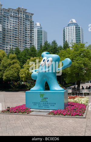 Maskottchen Haibao für die Weltausstellung Expo 2010 in Shanghai Stockfoto