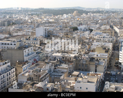 TUNIS, TUNESIEN. Ein Blick über die Innenstadt. 2009. Stockfoto