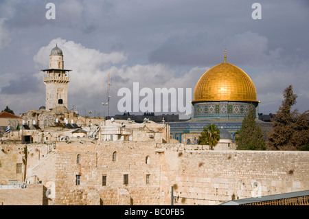 Kuppel des Rock Jerusalem Israel Stockfoto