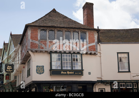 Canterbury Kent England UK 16. Jahrhundert Sun Hotel erbaut 1503 im Stadtzentrum Stockfoto