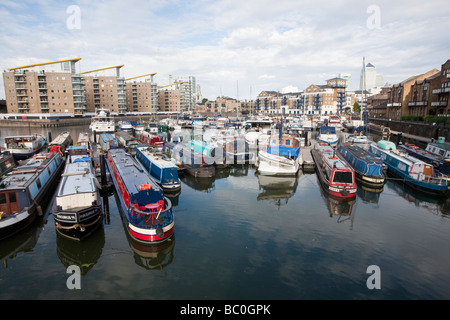 Limehouse Bassin, London, England, UK Stockfoto