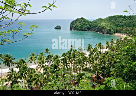Typische Ansicht eines Strandes. Stockfoto