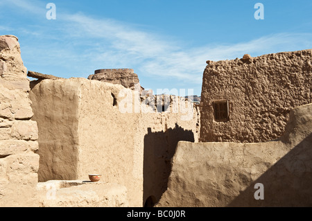 Al Ula die Ruinen der alten Stadt Stockfoto