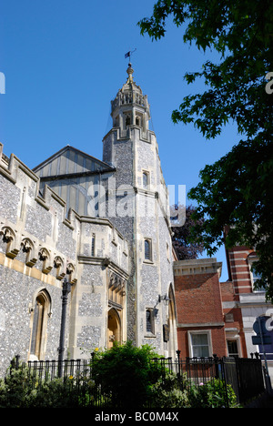 Abtei, die Vereinigte Reformierte Kirche Romsey Hampshire England Stockfoto