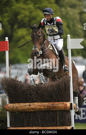 Rodney Powell am Badminton Horse Trials 2009 Stockfoto