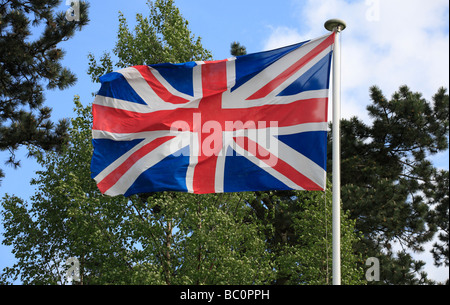 Union Jack-Flagge Stockfoto