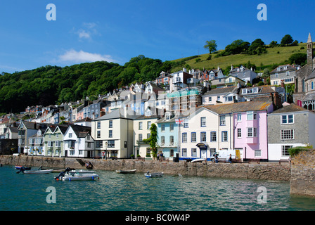 die historischen Bayards Cove am Dartmouth in Devon, Großbritannien Stockfoto