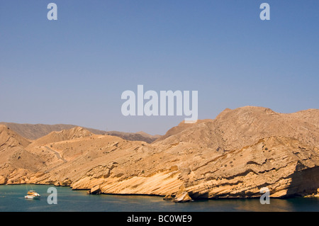 Barr Al Jissah Landschaft in Muscat Oman in den Golf von Oman Stockfoto