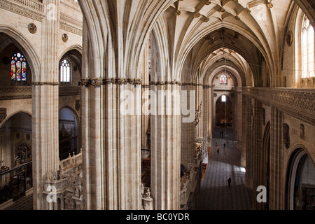 Interior De La Catedral Nueva de Salamanca Castilla León España neue Kathedrale von Salamanca Castilla Leon Spanien Stockfoto