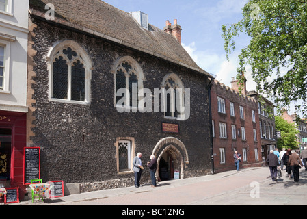 Canterbury Kent England UK Europa 12. Jahrhundert Pilgrim s Hospital St. Thomas errichtet im Jahre 1176 im Zentrum Stadt Stockfoto