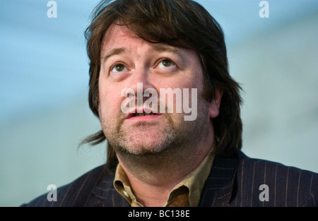 Derek Draper Psychotherapeut und Labour-Partei politischer Aktivist abgebildet Hay Festival 2009 Stockfoto