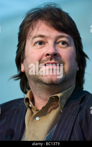 Derek Draper Psychotherapeut und Labour-Partei politischer Aktivist abgebildet Hay Festival 2009 Stockfoto